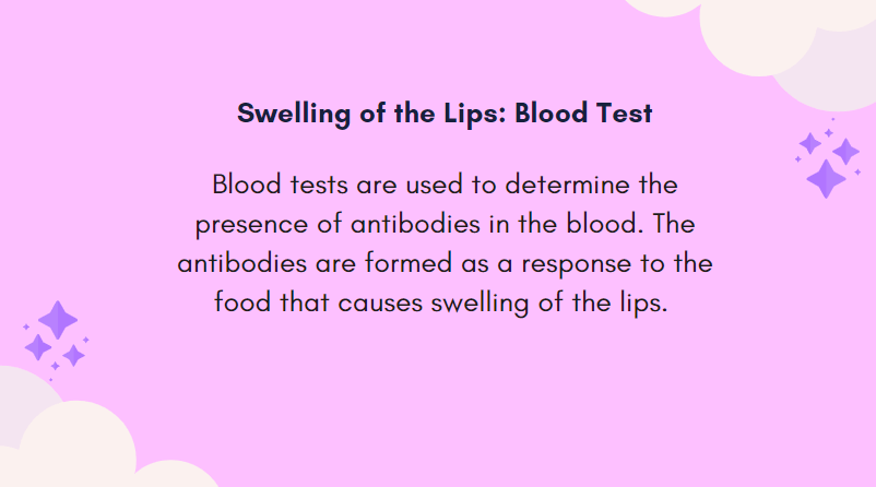 swollen lips allergy food