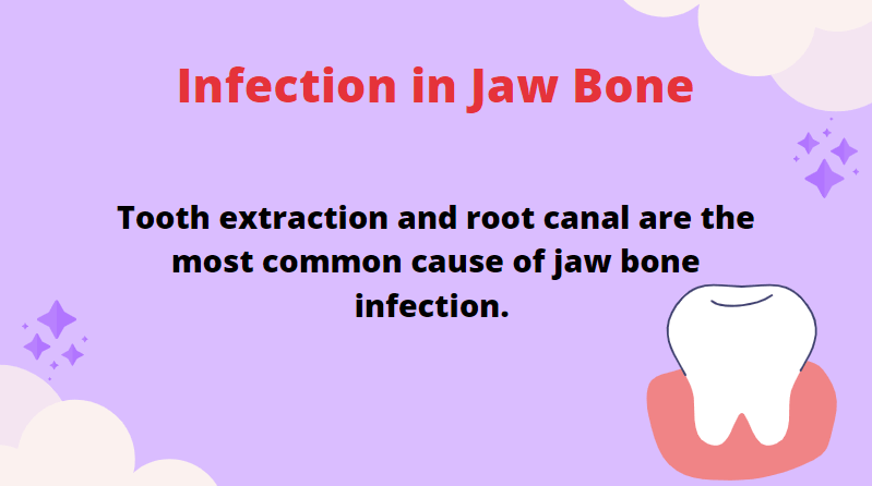 infection in jaw bone from tooth