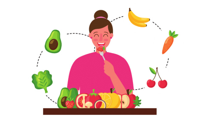 eat healthy diet as a college student