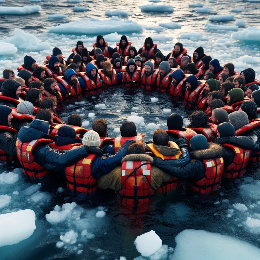 what should you do if you fall overboard into cold water