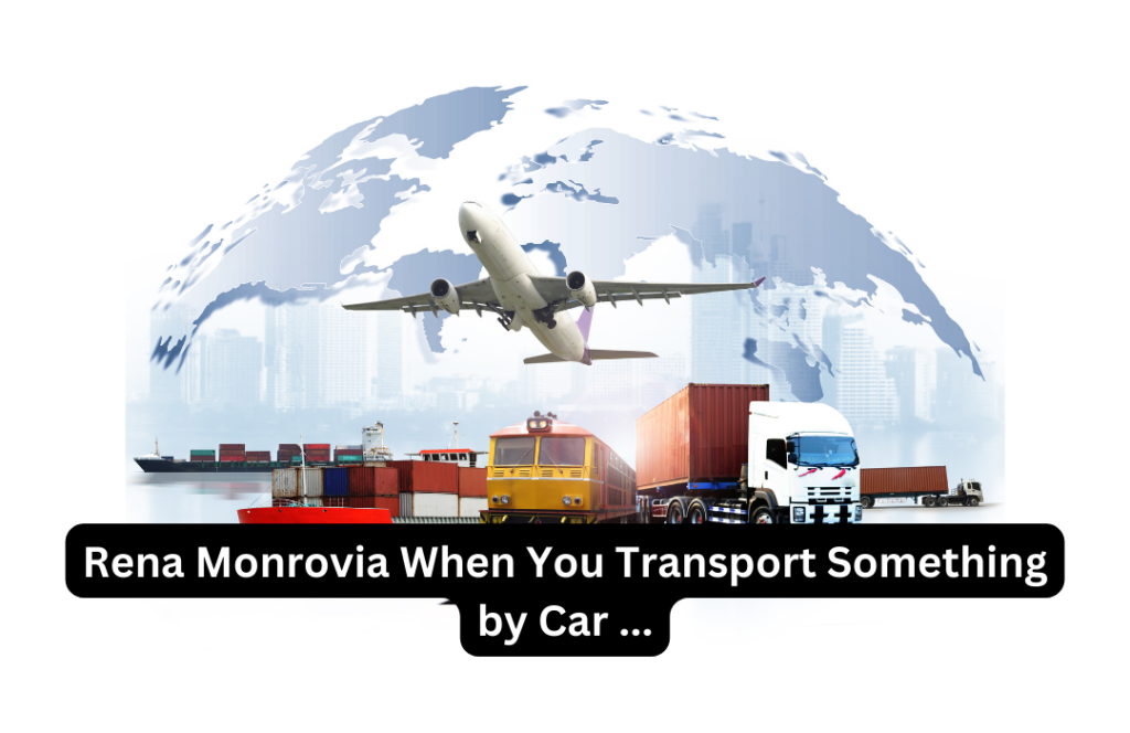 Rena Monrovia When You Transport Something by Car ...